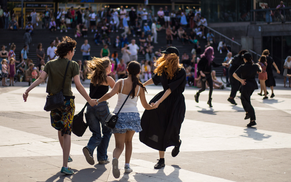 Förställning på Sergels torg